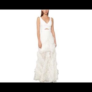 BCBG MaxAzria White Maxi Dress